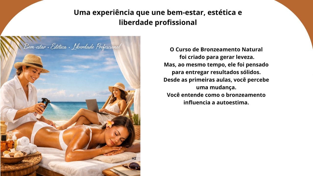 Pessoa confiante em um ambiente leve e moderno, representando bem-estar, estética e liberdade profissional.