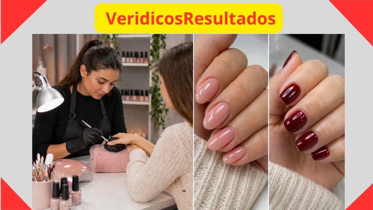 Imagem de uma manicure profissional atendendo uma cliente com confiança, em um ambiente organizado, transmitindo experiência, credibilidade e resultados consistentes.