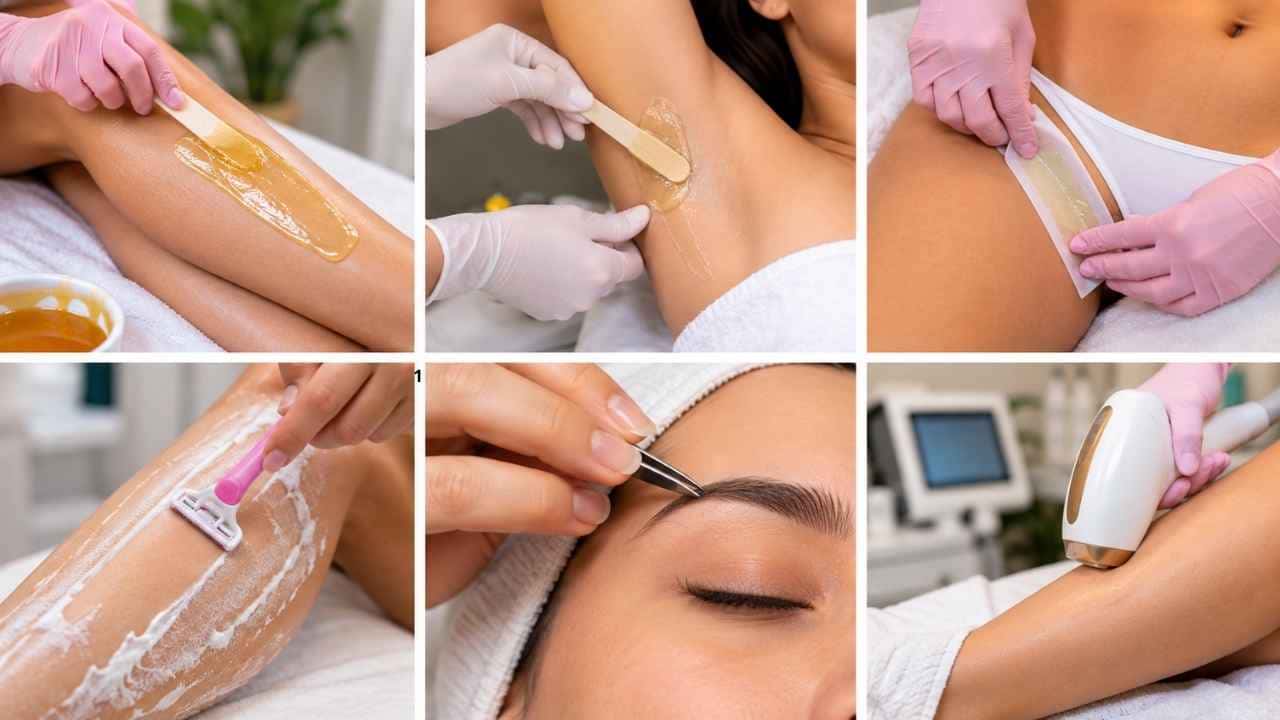 Técnicas de depilação profissional ensinadas em curso para remoção de pelos