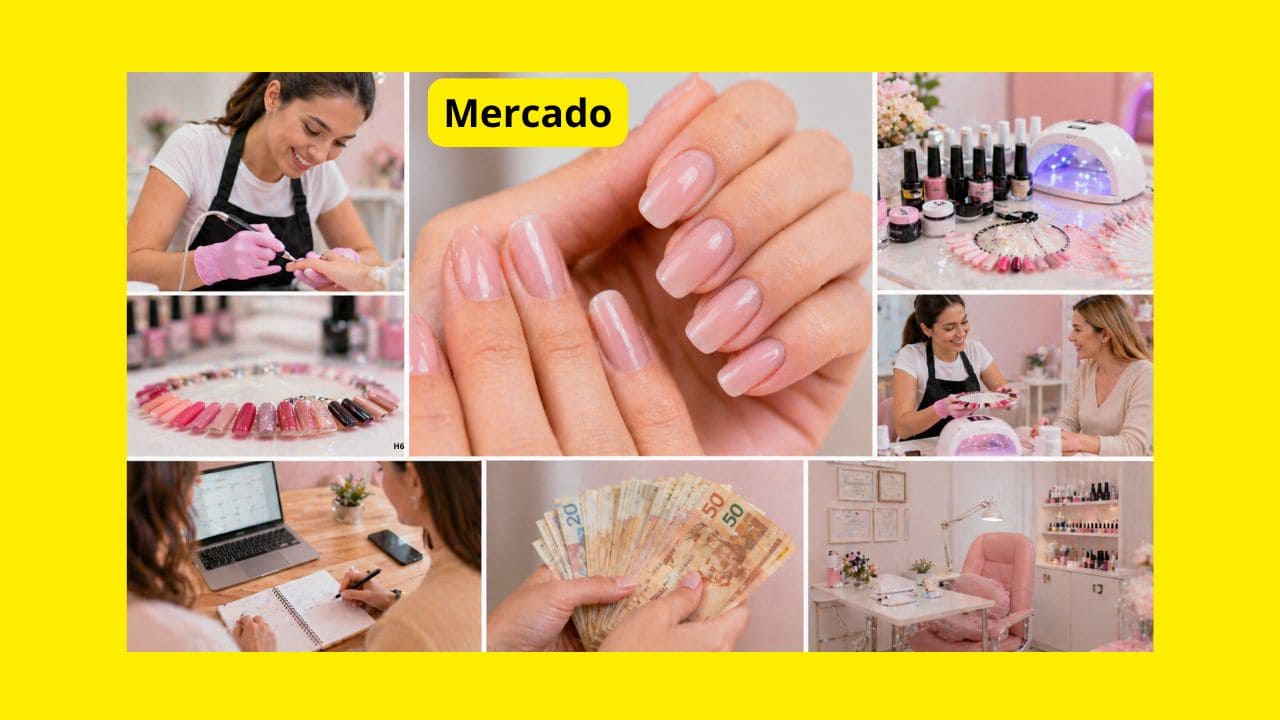 Panorama do mercado de unhas em gel com oportunidades de crescimento e atuação profissional