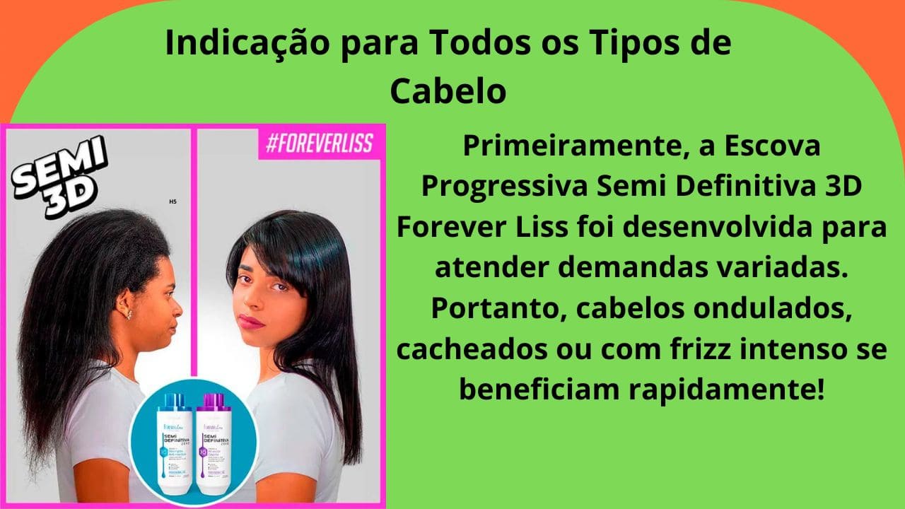 Fórmula segura, testada e aprovada para todos os tipos de cabelo