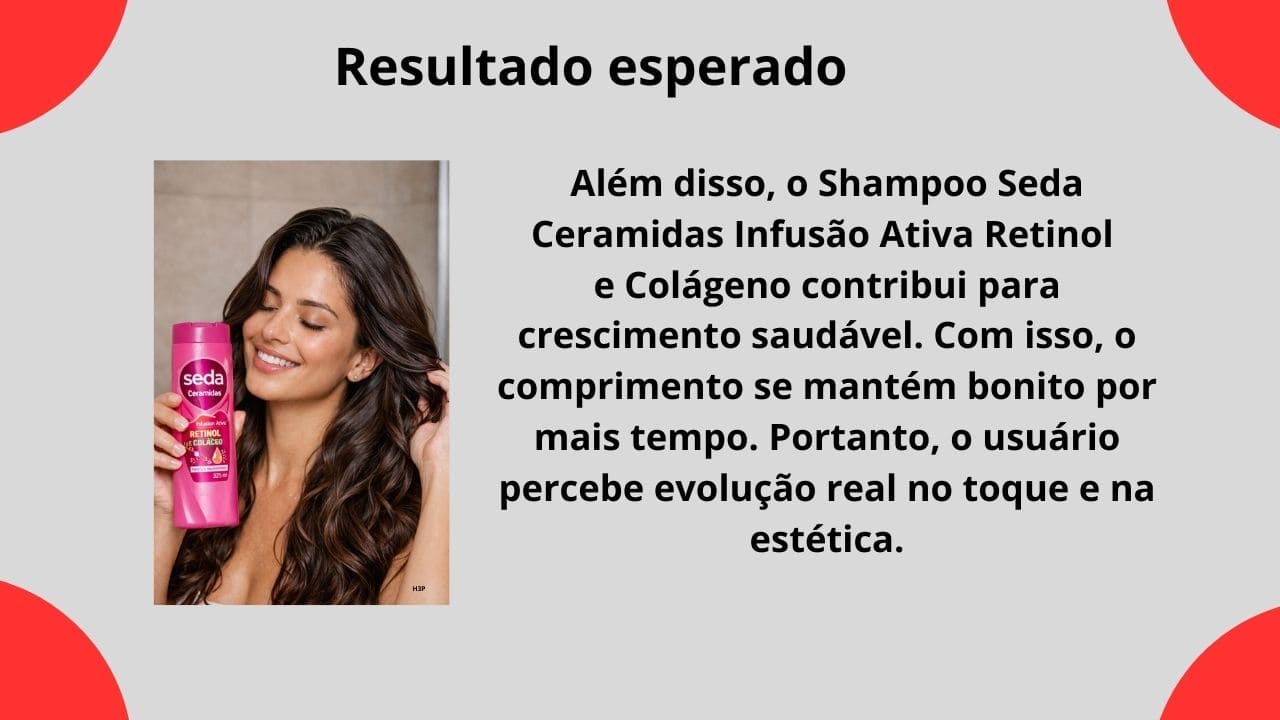 Descrição dos efeitos e impactos previstos para o usuário ao aplicar corretamente o produto, serviço ou método.