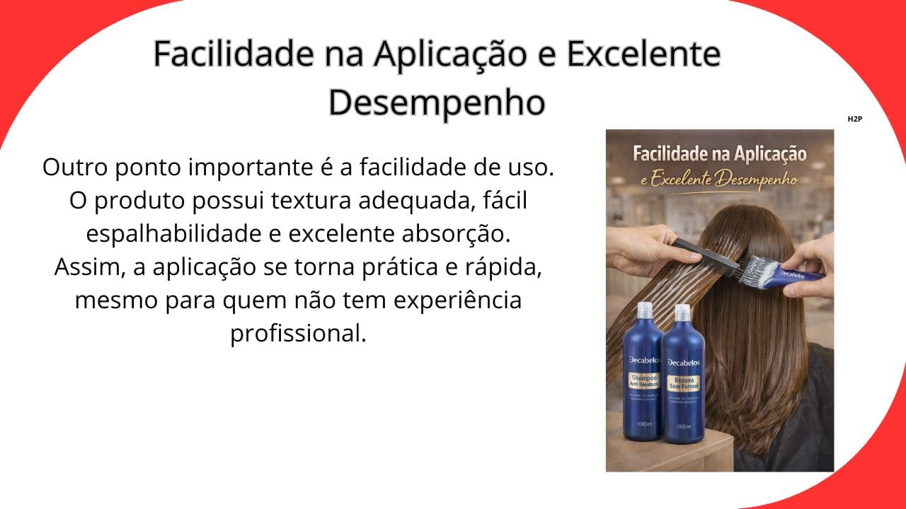 Tratamento capilar de fácil aplicação, com excelente desempenho, promovendo alinhamento, brilho e maciez com resultados eficazes.