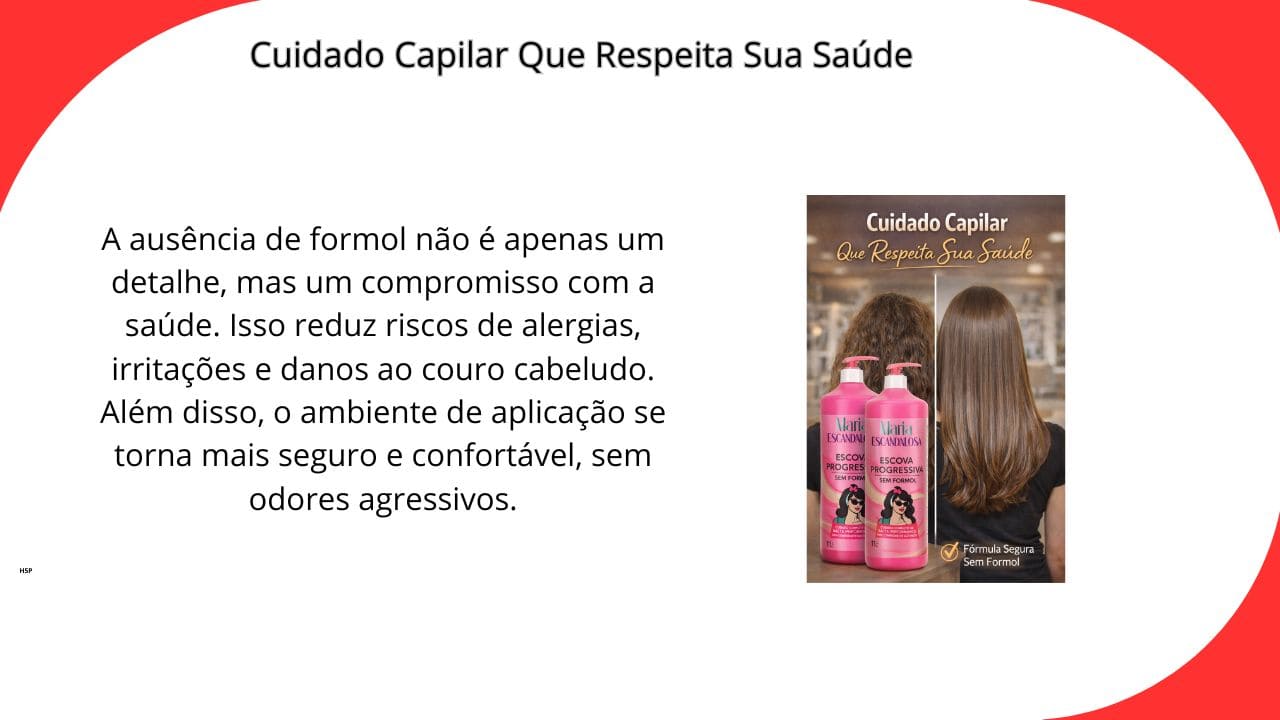 Tratamento capilar desenvolvido para cuidar dos cabelos com segurança, respeitando a saúde dos fios e do couro cabeludo.
