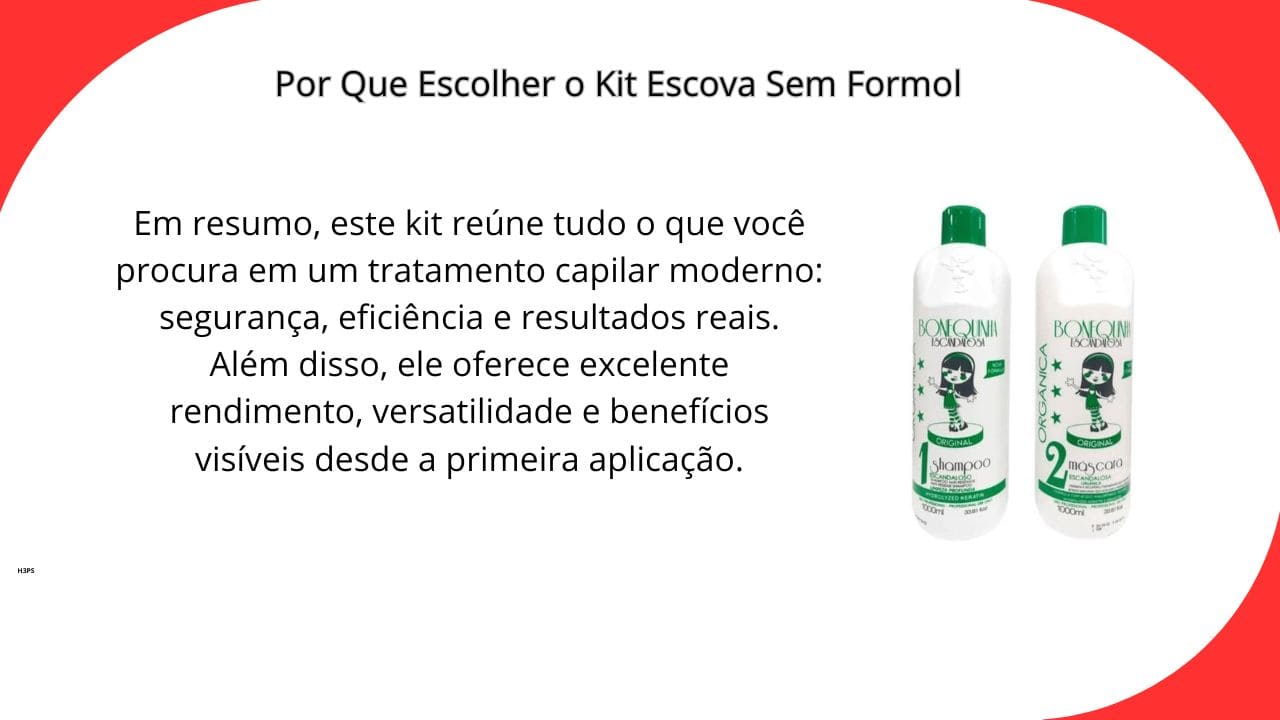 Kit escova sem formol com dois frascos de 1000ml, ideal para quem busca alto rendimento, segurança no uso e resultados profissionais no alisamento capilar.