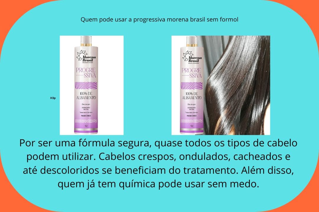  Para quais tipos de cabelo o produto é indicado