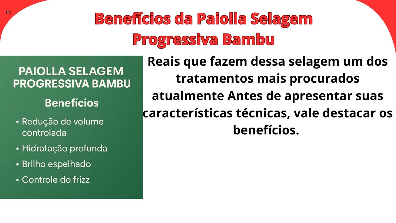 Vantagens da Selagem Progressiva Paiolla de Bambu