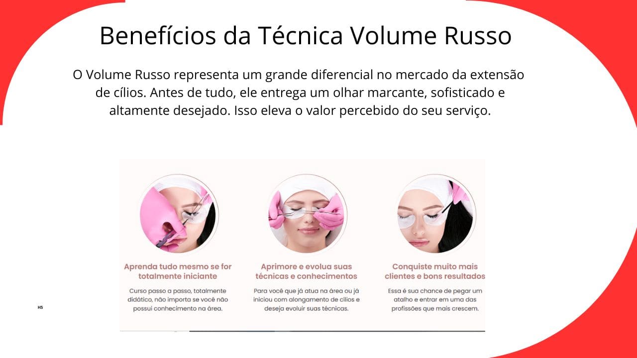 Extensão de cílios com técnica volume russo destacando efeito cheio e sofisticado.
