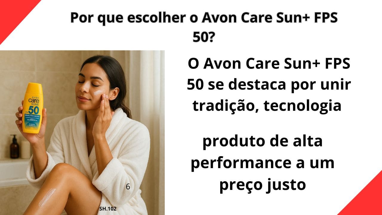 IMAGEM DE  Avon Care Sun+ FPS 50: proteção e cuidado que sua pele merece