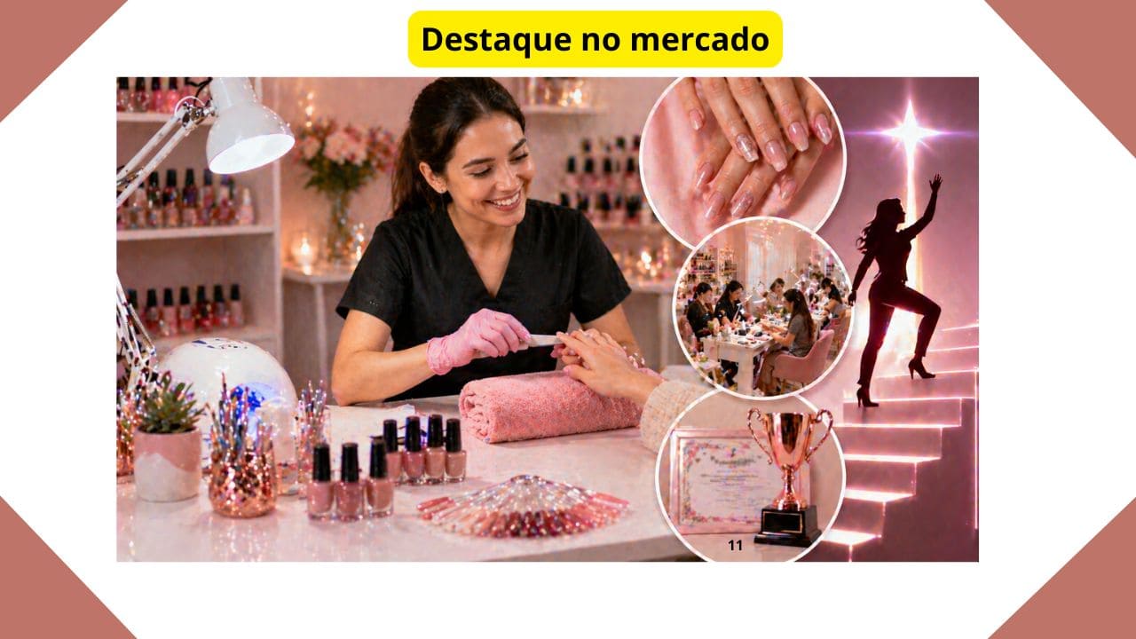 Imagem representando um profissional se destacando entre concorrentes em um mercado competitivo.
