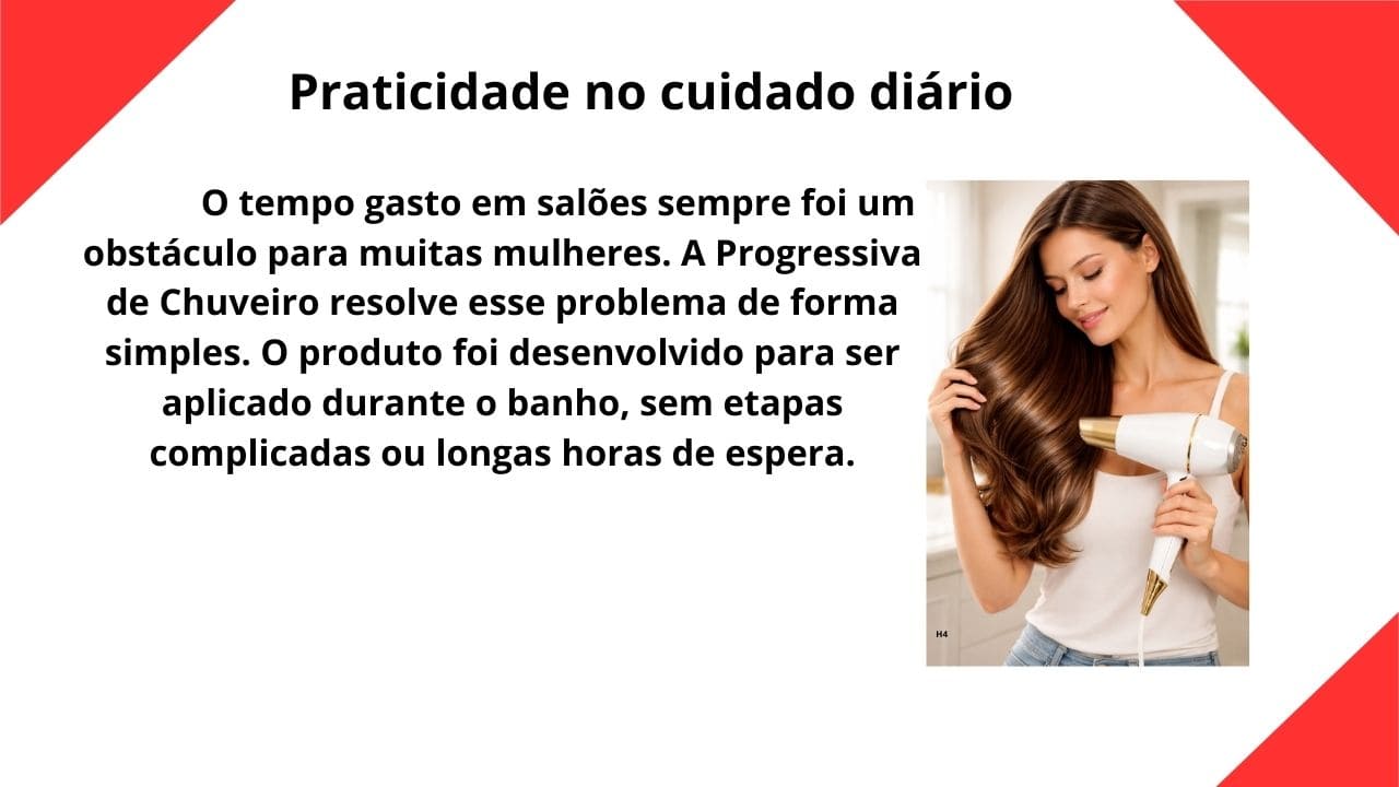 Pessoa cuidando do cabelo de forma rápida e prática durante a rotina diária.