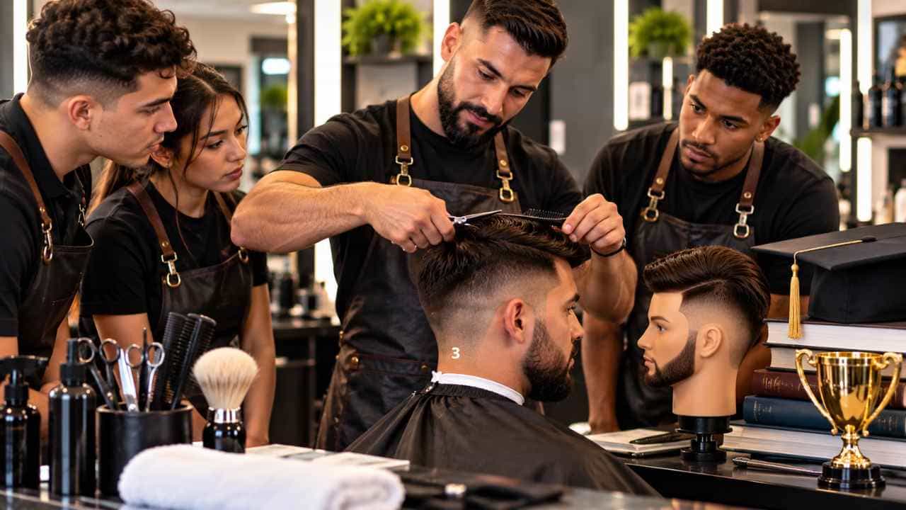 experiência e qualificação profissional de barbeiro
