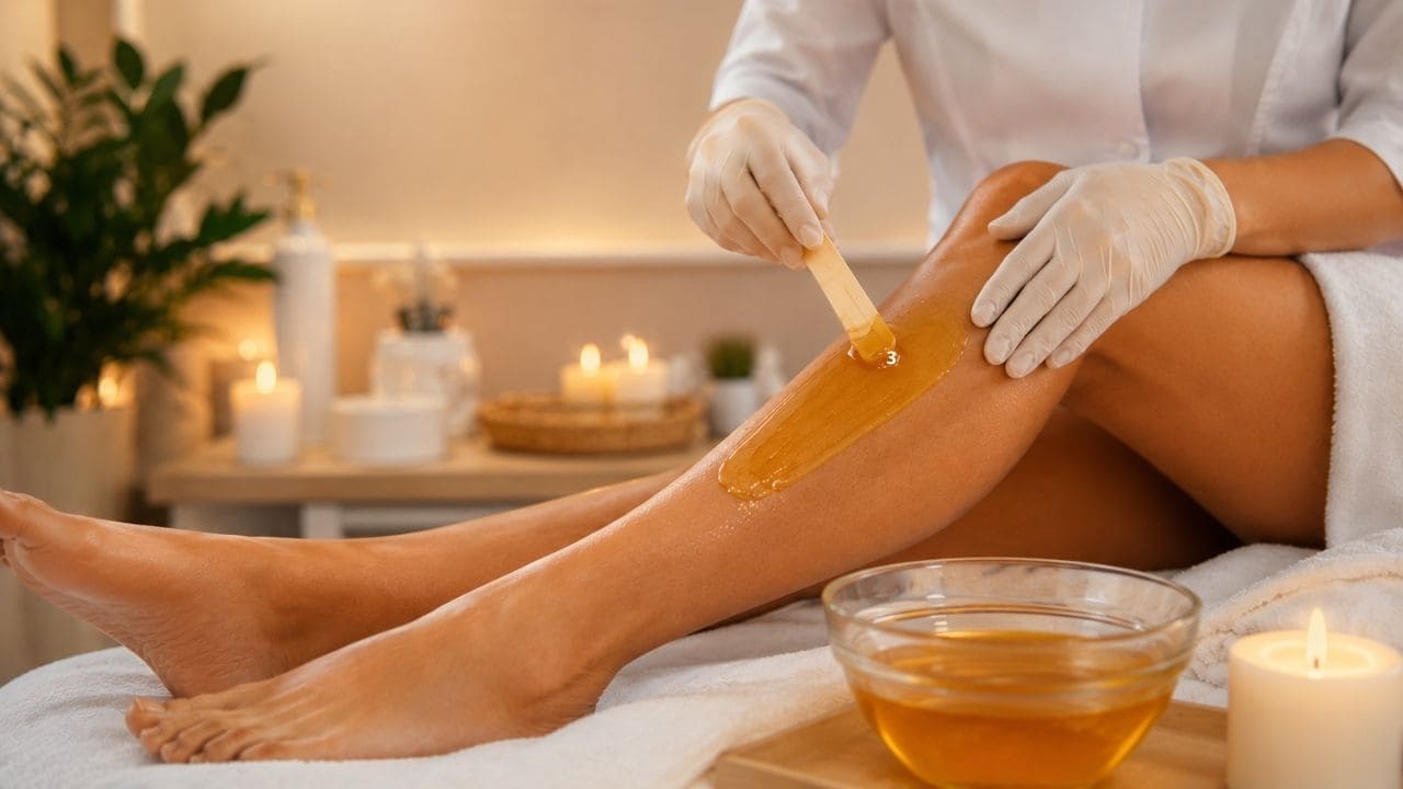 imagem das técnicas aplicadas na depilação Profissional especializada aplicando técnica avançada de depilação com cera para proporcionar remoção eficiente dos pelos, conforto e acabamento de alta qualidade.