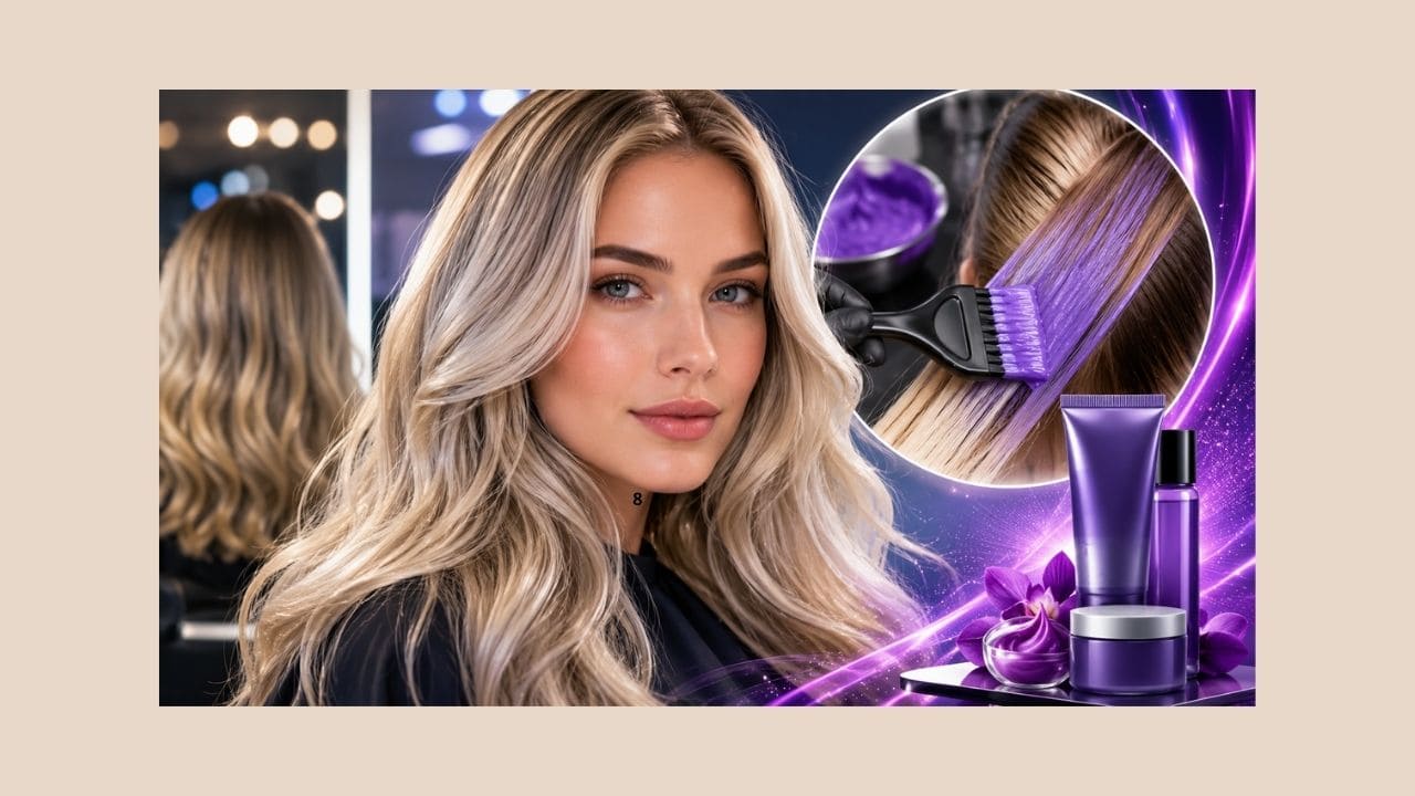Profissional realizando técnicas avançadas de mechas em salão de beleza, demonstrando precisão, conhecimento e resultados de alto padrão nos cabelos.