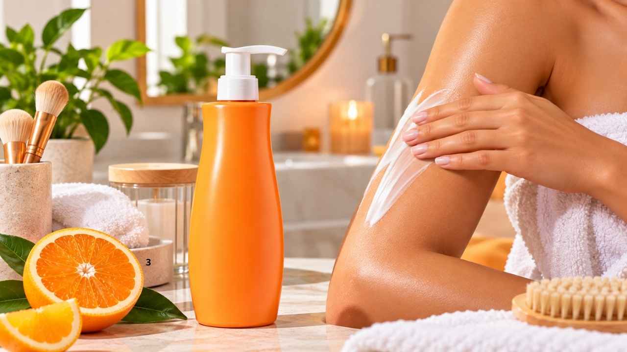 Payot Vitamina C Nutritivo na rotina de skincare corporal 