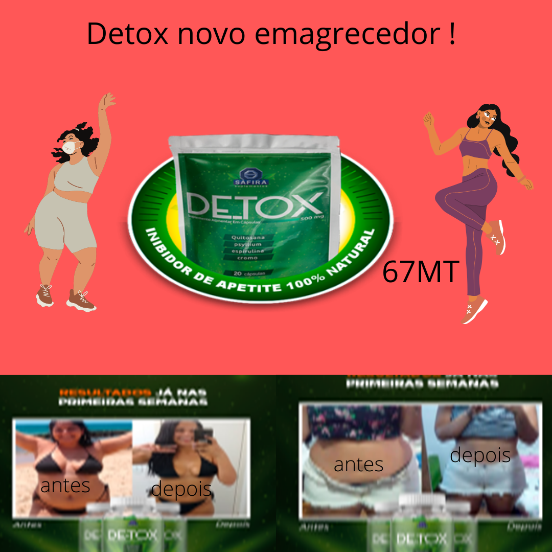 Reduz a absorção dos carboidratos, promovendo assim mais saúde e um emagrecimento acelerado. Queima Gordura DETOX elimina toda a gordura do seu corpo diminuindo sua absorção pelo organismo, facilitando assim o seu emagrecimento. Diminui o Inchaço.