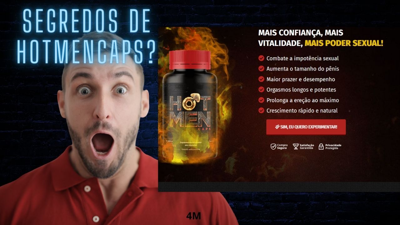 Hot man caps e um poderoso estimulante sexual feito a base de ingredientes natural que tem como beneficio melhorar a vida sexual do homem como, combater a impotência sexual, hot man caps vai aumentar o tamanho do pênis, aumentar o prazer e o desempenho e prolongar as ereção Quais os benefícios do Hot Men Caps? Produtos como o Hot Men Caps aumentam a grossura e o tamanho do pênis, aumentam a potência sexual do homem, providenciam ereções poderosas que duram a noite toda, além de um aumento enorme no desejo sexual.