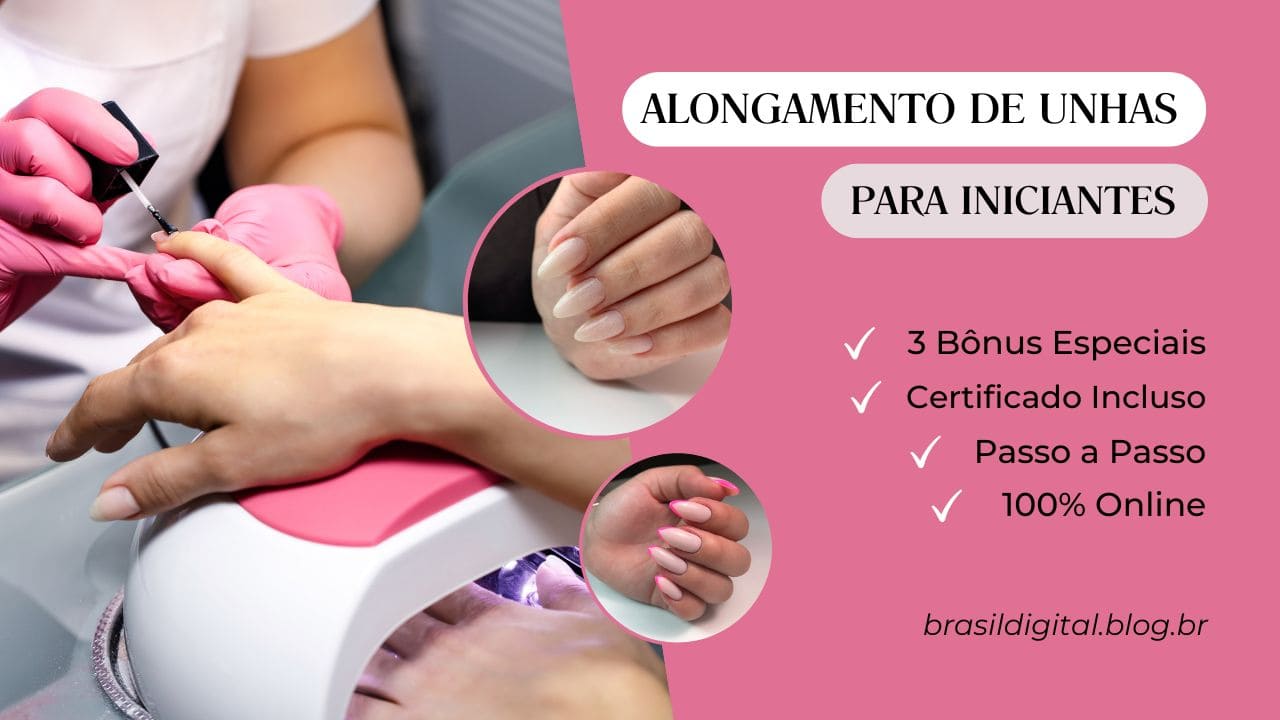 curso de alongamento de unhas