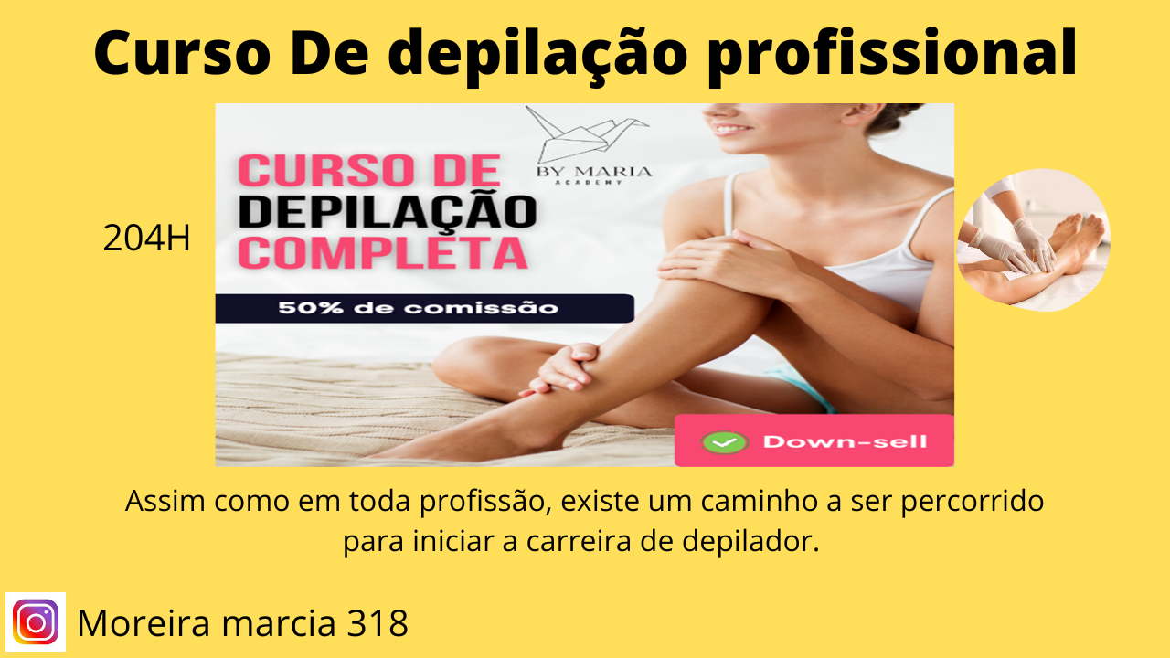 Curso Depilação Profissional
Assim como em toda profissão, existe um caminho a ser percorrido para iniciar a carreira de depilador. Atuar no mercado da beleza requer dedicação, profissionalização, organização e, claro, a prestação de um serviço de excelência.
Hoje em dia, a área atende a mulheres e homens que buscam cuidados para promoção da autoestima e do bem-estar.
Curso de Depilação Completa
Com diversos módulos dos mais variados métodos de depilação, o curso foi projetado para trazer soluções fáceis e dinâmicas para futuros profissionais.
Vamos começar do básico e ir avançando, conforme você supera a “fase”/ módulo, seu conhecimento aumenta e novos desafios são disponibilizados.
Módulo 1 - Boas-vindas, Módulo 2 - Base de conhecimento,
