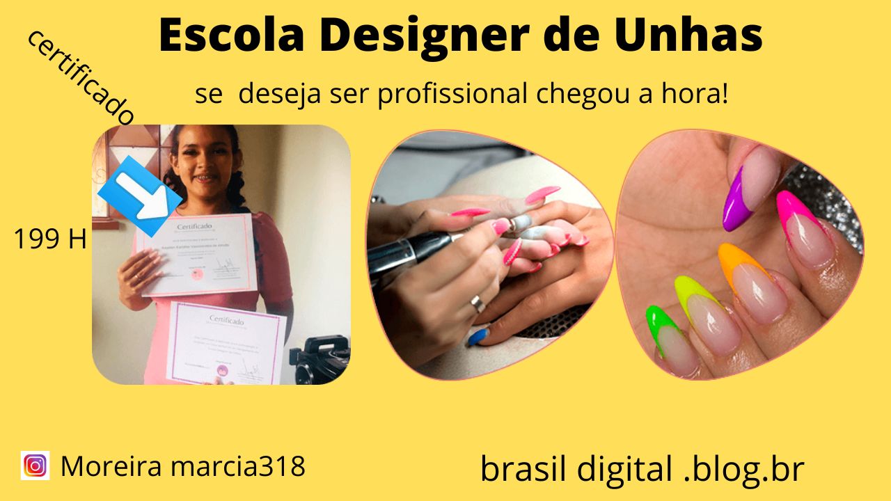 Aulas didáticas e de fácil entendimento, dessa forma qualquer pessoa consegue aprender e colocar em prática o conteúdo ensinado. Mercado em Alta Você estará pronta para atuar no mercado que mais tem crescido no mundo e se destacar como uma profissional qualificada. 199HT)Escola Designer de Unhas