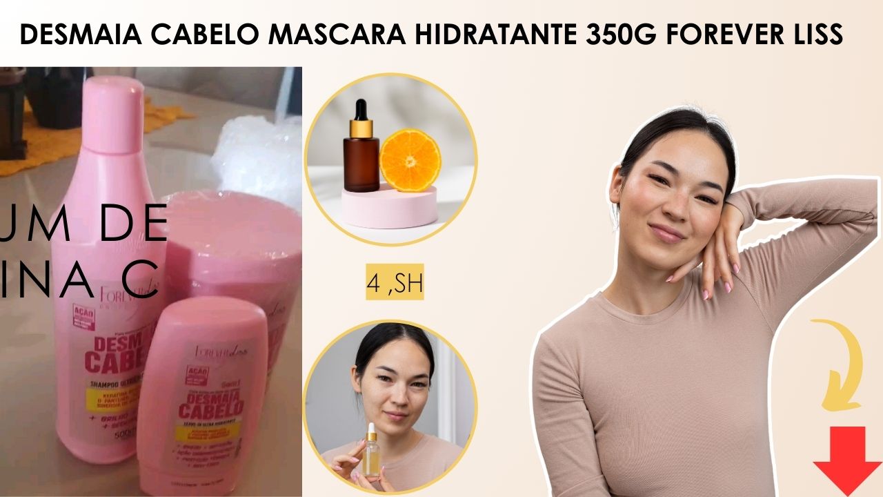 Descrição Do Produto
Máscara Ultra Hidratante Desmaia Cabelo 350g A Máscara Ultra Hidratante Desmaia Cabelo Forever Liss possui ação instantânea Anti Volume e Frizz, super eficaz que 

 age suavizando os fios, deixando os super sedosos, macios e com brilho.
 A Máscara, possui fórmula concentrada com Keratina Brasileira, DPantenol, Colágeno e Sinergia de Aminoácidos recupera os fios agredidos pela química realizando uma hidratação profunda nos fios 

Garantindo assim a redução do volume e alinhamento capilar. 