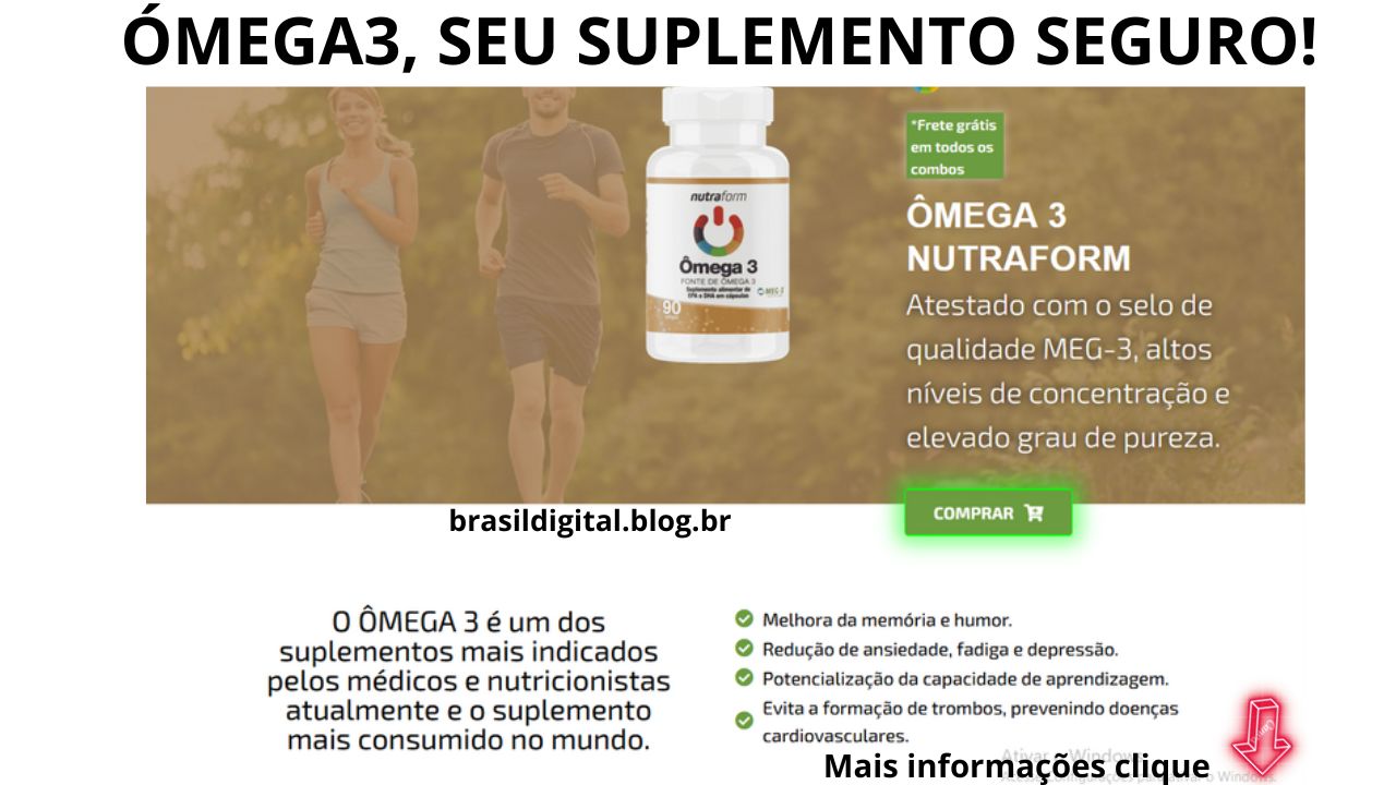 O ÔMEGA 3 é um dos suplementos mais indicados pelos médicos e nutricionistas atualmente e o suplemento mais consumido no mundo. Melhora da memória e humor. Redução de ansiedade, fadiga e depressão. Potencialização da capacidade de aprendizagem. Evita a formação de trombos, prevenindo doenças cardiovasculares. O que é ÔMEGA 3 O Ômega 3 é um suplemento alimentar de origem natural que auxilia na manutenção dos níveis saudáveis de triglicerídeos, reduzindo o colesterol total. Nosso Ômega 3 é extraído pelo método “Cold press and filtration” das anchovas, que são peixes oleosos de águas frias e profundas. A absorção é rápida, pois é envasado em cápsulas gelatinosas. Toda a fabricação obedece aos parâmetros de higiene e limpeza mais elevados, que garante um produto puro e de alta qualidade, livre de metais pesados