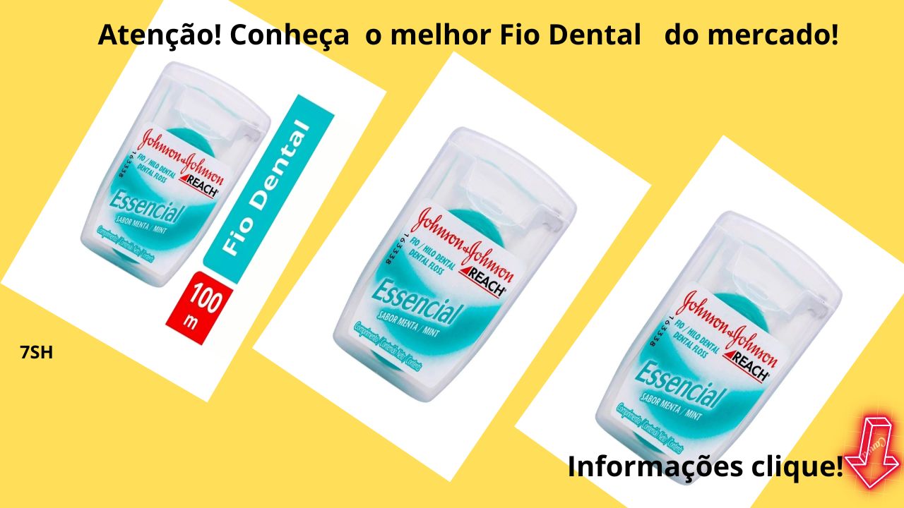 Fio Dental Johnson & Johnson Reach - Essencial Menta 100mm A diferença básica está no tamanhoe no formato desses dispositivos. Enquanto o fio dental possui aparência mais estreita, cilíndrica e é formado por filamentos de náilon ou plástico; a fita dental é mais achatada, mais larga e formada por um único filamento