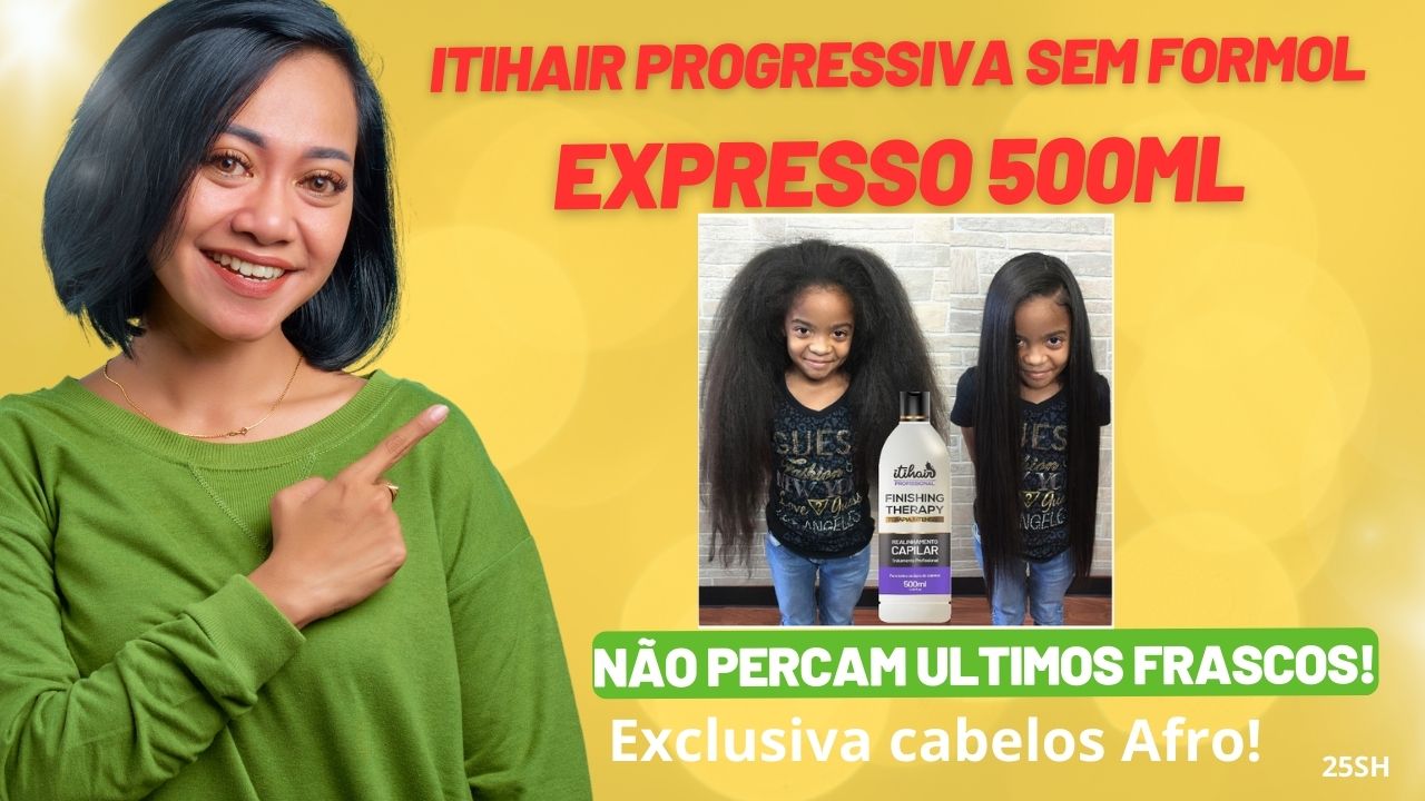 01 - SHAMPOO DETANGLING BIOTINA E COLÁGENO 1L
Atenção vocês sabiam? Que tem escova progressiva para vários tipos de cabelos ! 
Existe progressiva para todos   tipos  de cabelos ate para os mais resistentes!
E a progressiva por  exemplo! Essa   E uma bem indicada para cabelos  afro!
 ESCOVA PROGRESSIVA SEM FORMOL BIOTINA E COLÁGENO 1L
A Progressiva Biotina e Colágeno é 100% livre de formol e proporciona aos cabelos mais rebeldes um liso perfeito (indicada para alisar cabelo afro). Tem sua composição a base de vitaminas A, B, C, Biotina, Colágeno e aminoácidos que são propriedades reconstrutoras dos fios, ajudando a prevenir a perda de nutrientes no processo de realinhamento dos fios. Enquanto você alisa seu cabelo, as madeixas ficam protegidas e hidratadas devido a Biotina e o Colágeno presente na formulação.
VANTAGENS EM COMPRAR NA NOSSA LOJA:
Trabalhamos  com Vendedor Platinum. Empresa autorizada.
 Produtos a Pronta Entrega. Produtos 100% Originais (Direto de Fábrica).
