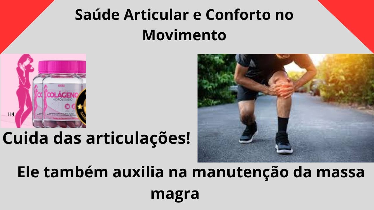 Suplemento que apoia a saúde das articulações e promove movimentos mais confortáveis e sem rigidez