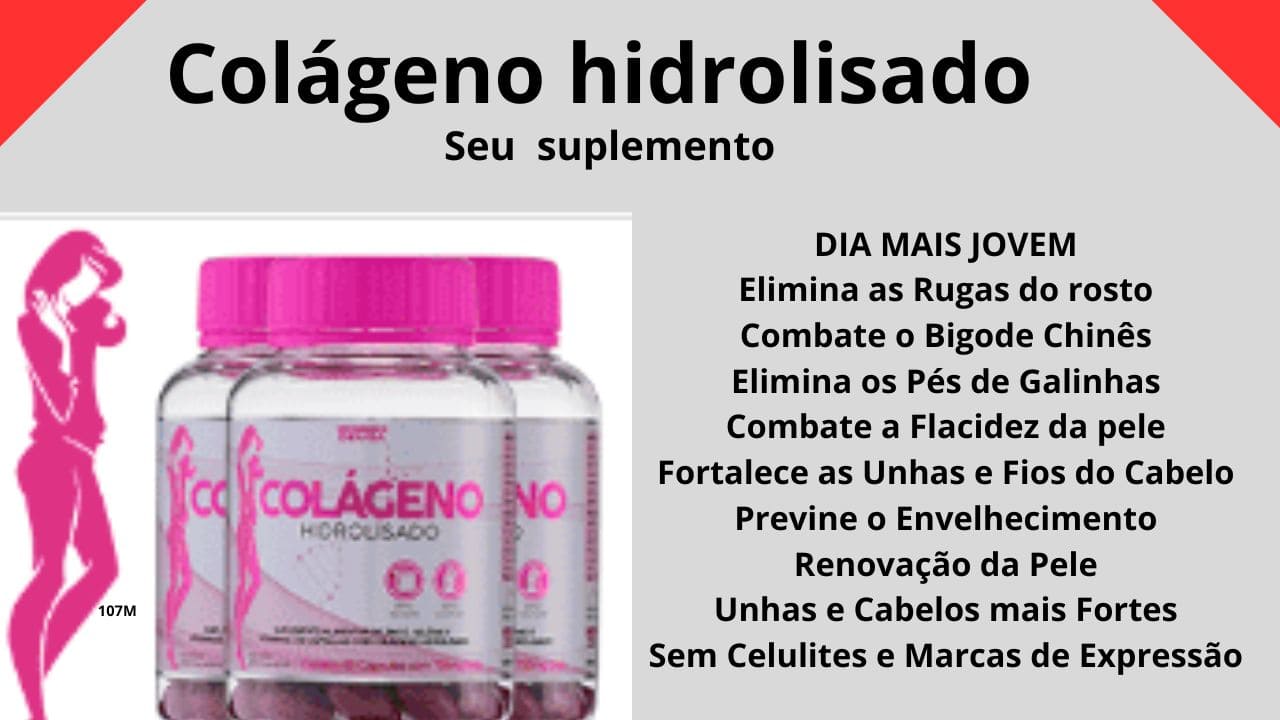 Informações sobre o colágeno hidrolisado e seus benefícios para o organismo.”