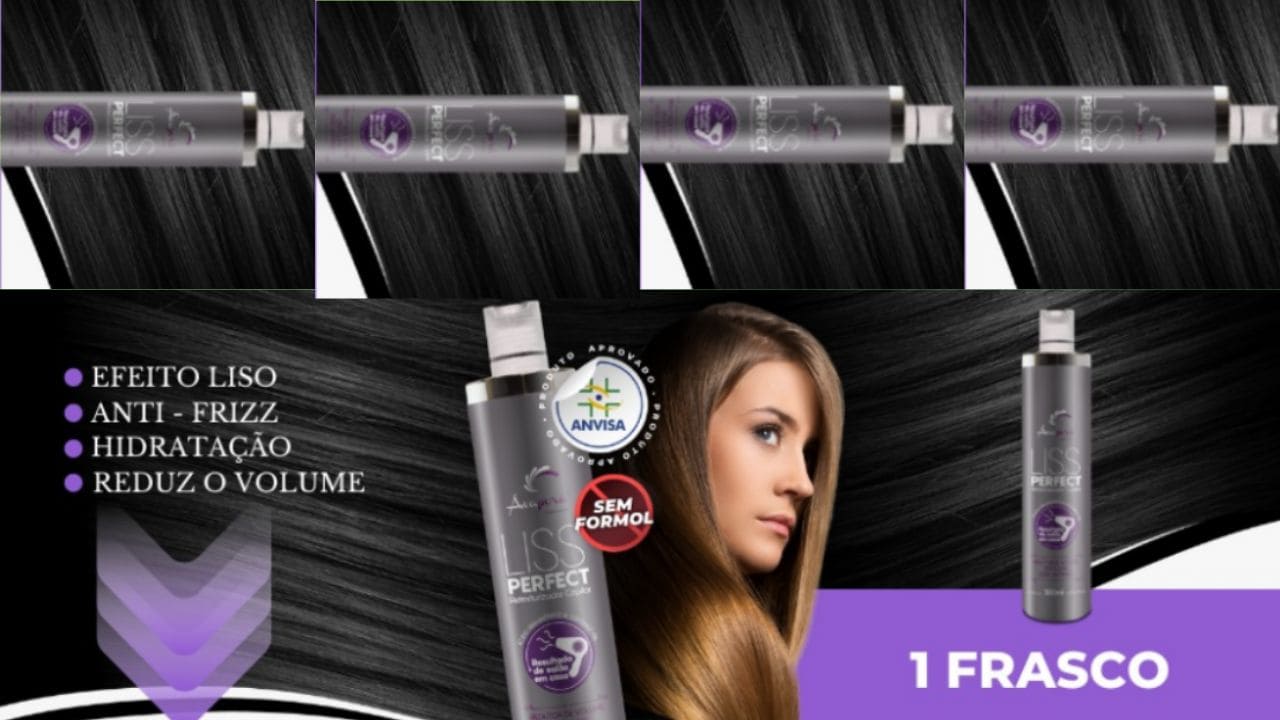 Transformação capilar com ESCOVA PROGRESSIVA LISS PERFECT"