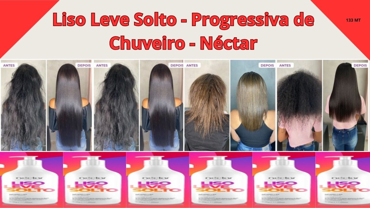 Você pode usar sempre que quiser o efeito liso natural. A frequência vai depender do seu cabelo e do quanto liso deseja. Geralmente 1 vez na semana é o ideal. Os resultados irão melhorar com a frequência do uso.
As grávida pode usar!	
Sim! A LISO LEVE SOLTO NÉCTAR não possui contra indicação e pode ser utilizado por gestantes e lactantes, na dúvida, consulte seu médico.
Sou lira tenho mechas posso usar?
Sim. Não desbota seu cabelo e nem amarela.
Quantas aplicações ela reende?
Com um frasco de LISO LEVE SOLTO você consegue fazer de 12 a 16 aplicações.
