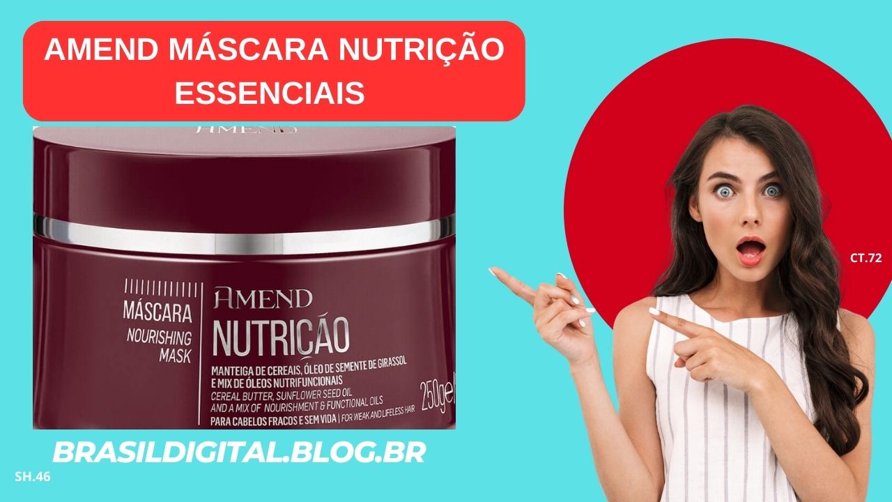 Máscara de tratamento para cabelos frágeis e quebradiços.!Máscara Amend Reconstrução restaura a fibra capilar de dentro para fora. Revitaliza e torna o cabelo mais forte, com vida.
A fórmula de Máscara Amend Reconstrução é rica em queratina e aminoácidos, que recuperam áreas danificadas no interior do fio e reforçam a estrutura. Reequilibra a condição do cabelo que foi agredido pelo clima, químicas, colorações ou o sol. Condiciona e traz maciez.