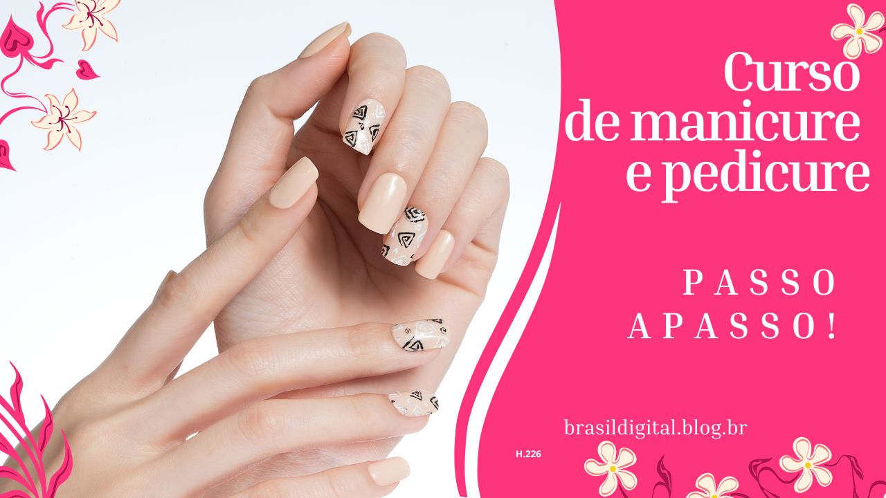 Imagem mostrando o Curso de Manicure e Pedicure em ação, com aluna aplicando técnicas de corte, lixamento e esmaltação, representando aprendizado prático e desenvolvimento de habilidades profissionais.