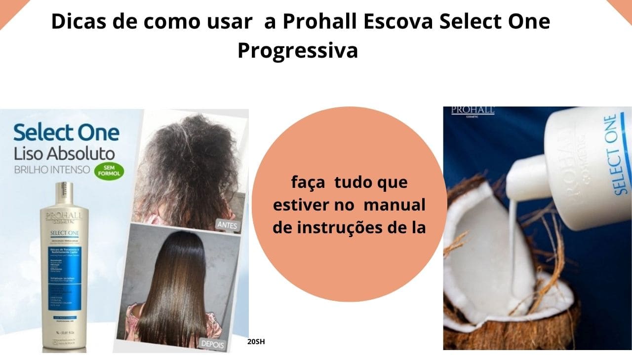 imagem de Prohall Select One – progressiva sem formol com efeito liso duradouro