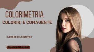 Curso de colorimetria e mechas ensinando técnicas de coloração capilar profissional