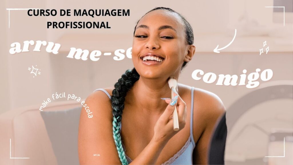 Curso de maquiagem profissional completo para iniciantes e avançados com técnicas passo a passo